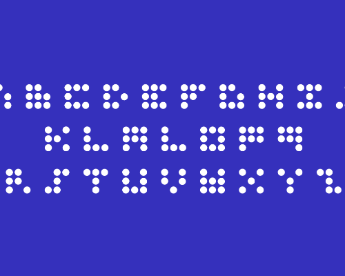 Halftone Font